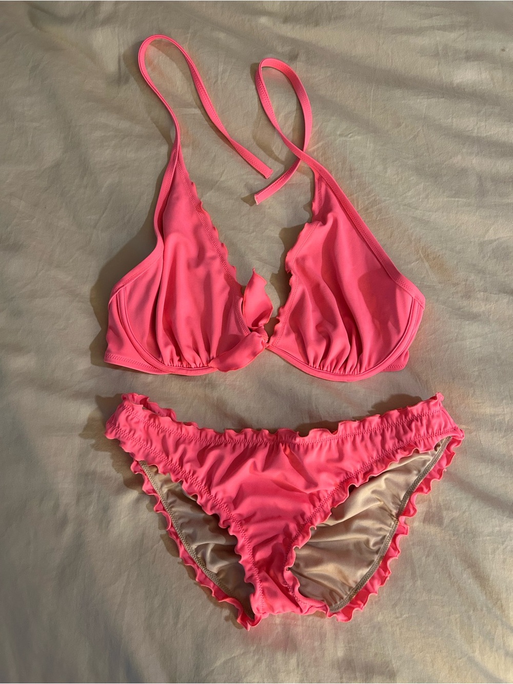Victoria's Secret Neon Pink Bikini Bottom